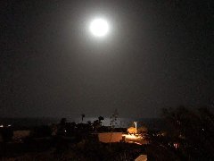 Pleine lune sur Charco del Palo