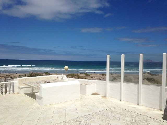 Holiday on the sandy Beach of Famara