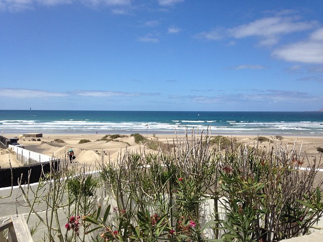 Holiday on the sandy Beach of Famara