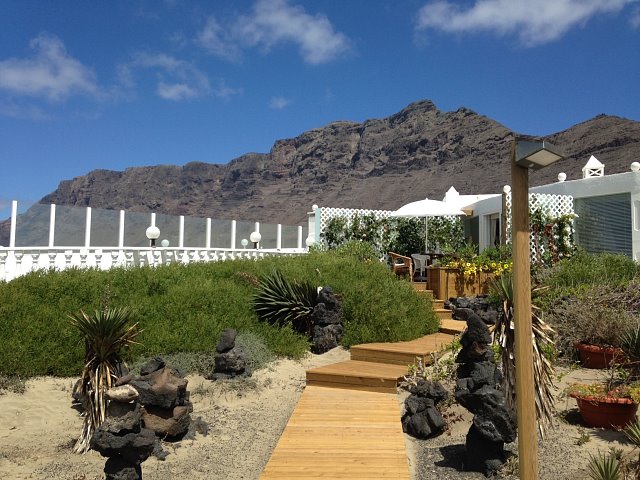 Holiday on the sandy Beach of Famara