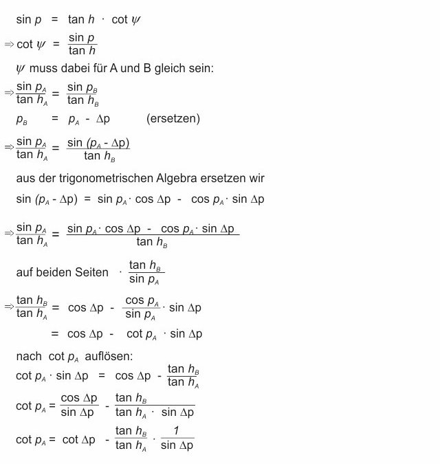 Navigation and Orthodrome