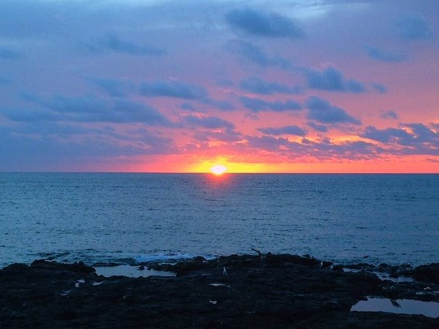 Puesta de sol en El Golfo