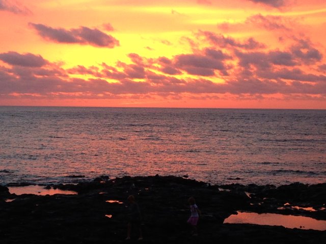 Puesta de sol en El Golfo