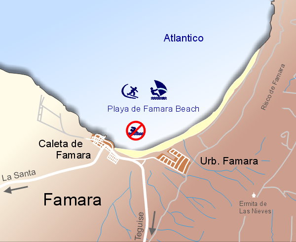 Lageplan Famara