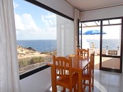 Dining table with sea views