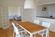 Dining room and kitchen